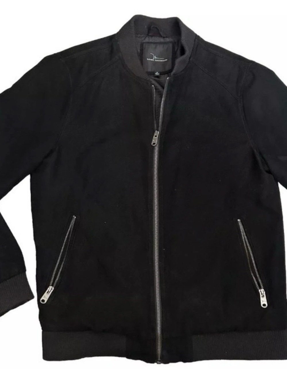 Men’s Marc Anthony Full Zip Black Jacket Size Medium